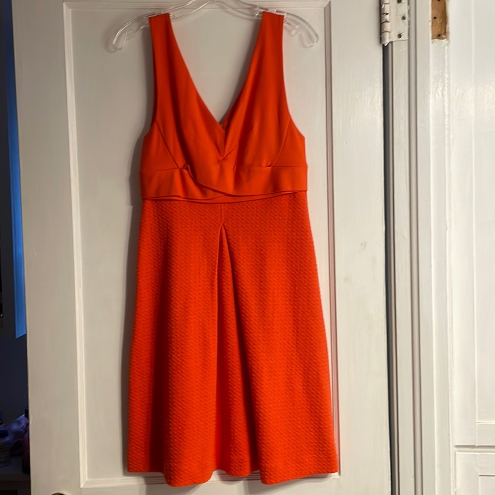 NWT orange Anthropologie HD in Paris dress